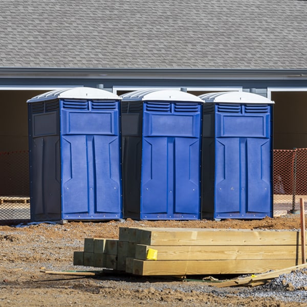 what is the maximum capacity for a single portable toilet in Creede Colorado